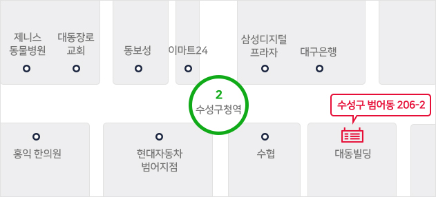 서성네거리 약도